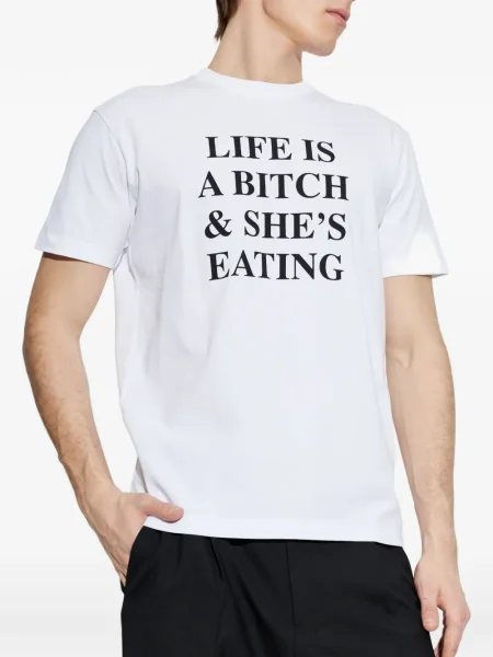 Tricou Dsquared2 cu imagine alb