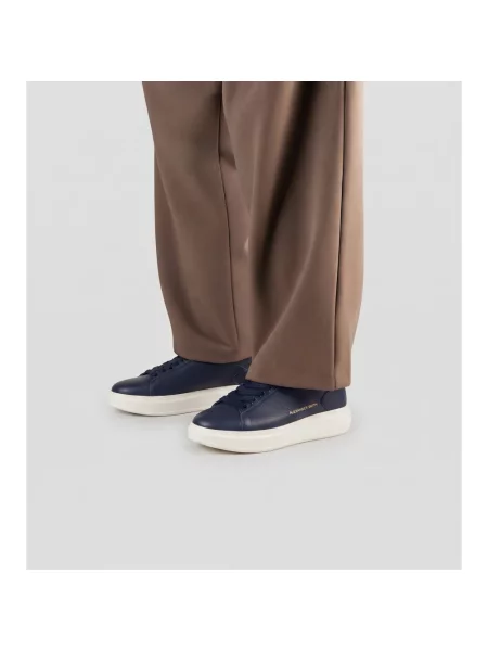 Sneakersy Alexander Smith skórzane niebieskie