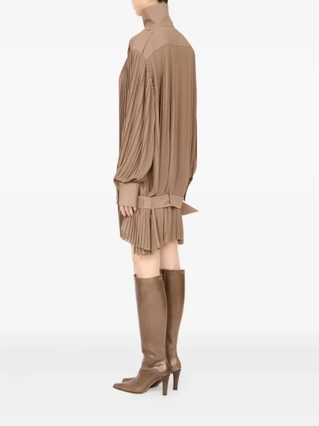 Плисирана костюм рокля Mm6 Maison Margiela