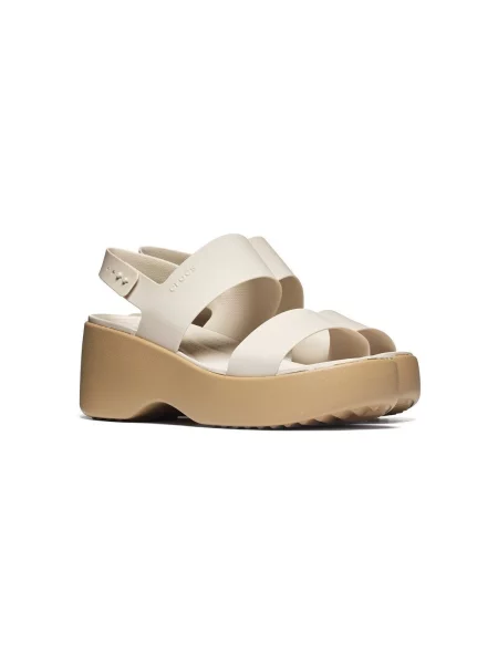 Crocs Sandale Brooklyn Sky Sandal Bej alb