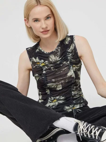 Топ Desigual черно