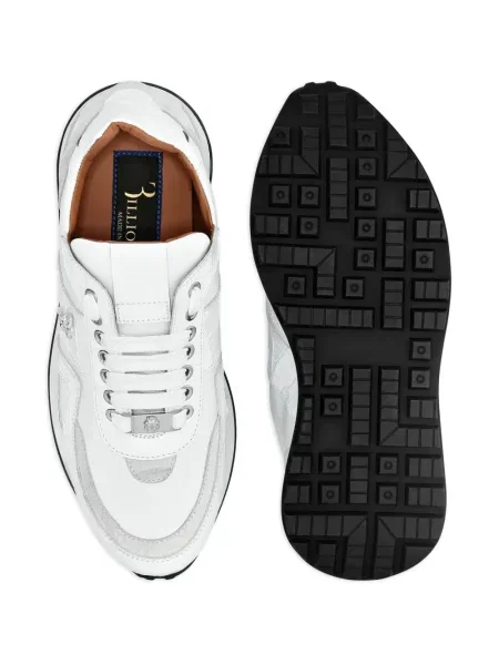 Sneakerși Billionaire din piele alb