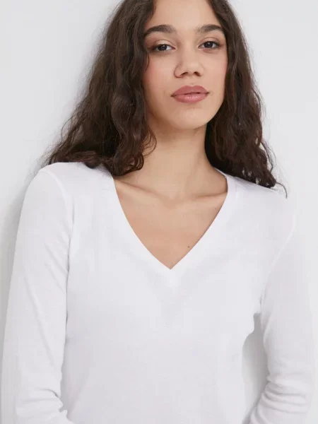 Лонгслив United Colors Of Benetton белый