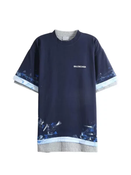 Tricou Balenciaga albastru