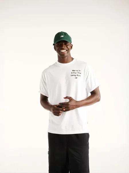 Футболка New Balance білий
