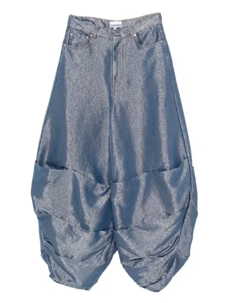 Дънки Ganni синьо