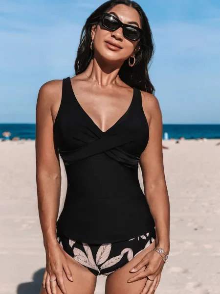 Купальник Cupshe чорний/бежевий чорний