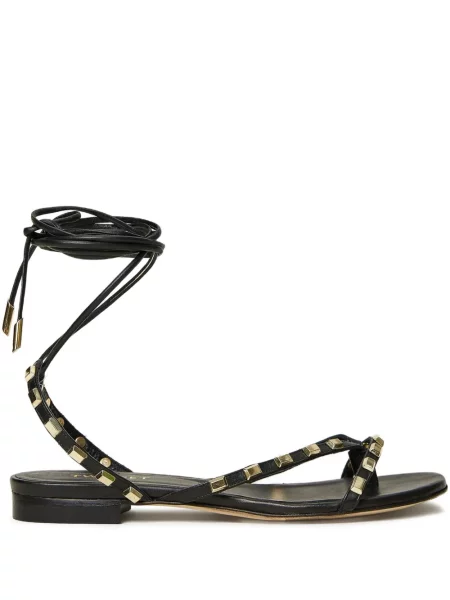 Sandale Twinset fără toc negru