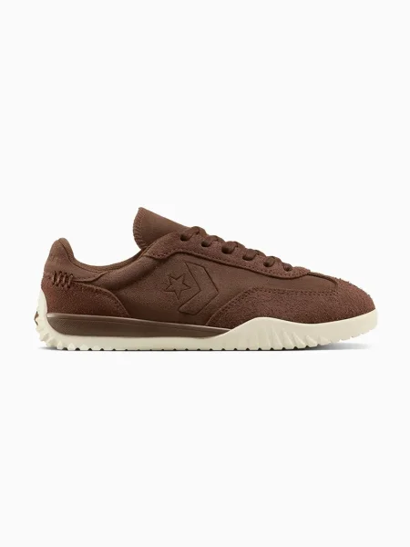 Велурени маратонки Converse Run Star Trainer кафяво