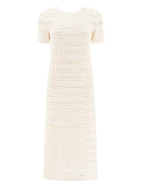 Rochie midi Sandbeige până la genunchi de costum