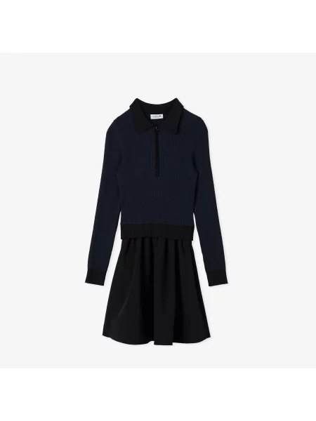 Классическое платье Lacoste черное