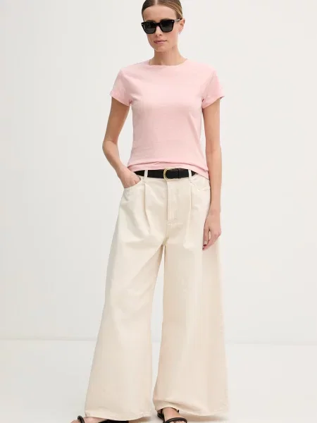 Tommy Hilfiger basic tričko růžové