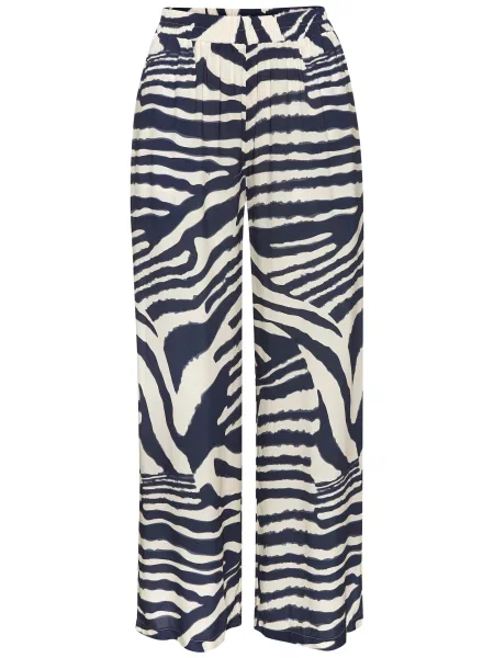 LASCANA Pantaloni / albastru marin bej