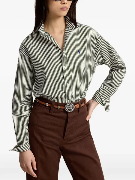 Scurt șapcă Polo Ralph Lauren cu broderie din jerseu maro