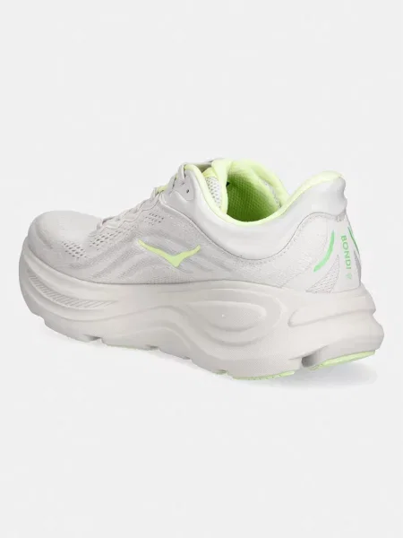 Buty do biegania HOKA Bondi 9 grout/neon yuzu beżowe