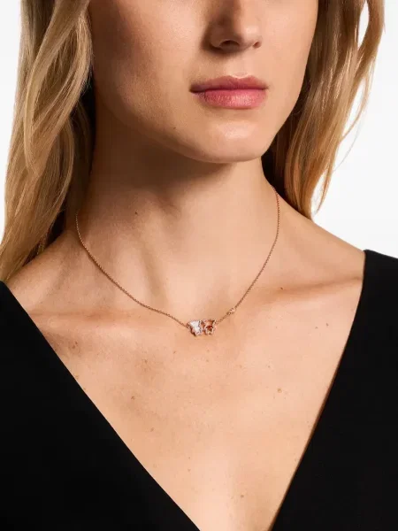 Ursuleț de pluș colier Emporio Armani roz
