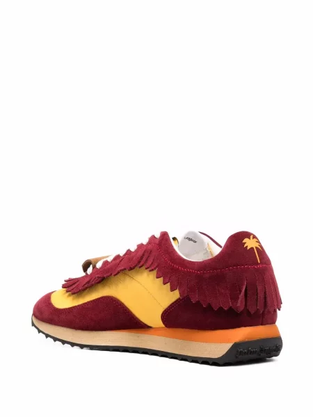 Sneakersy Palm Angels z frędzli czerwone