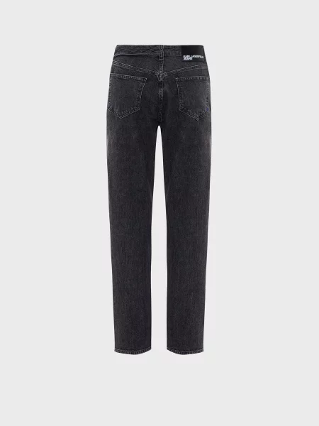 Прямые джинсы Karl Lagerfeld Jeans черные