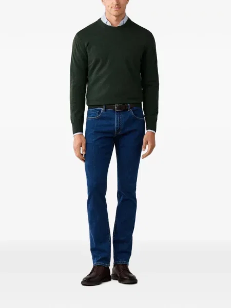Суитчър Hackett London с кръгло деколте зелено