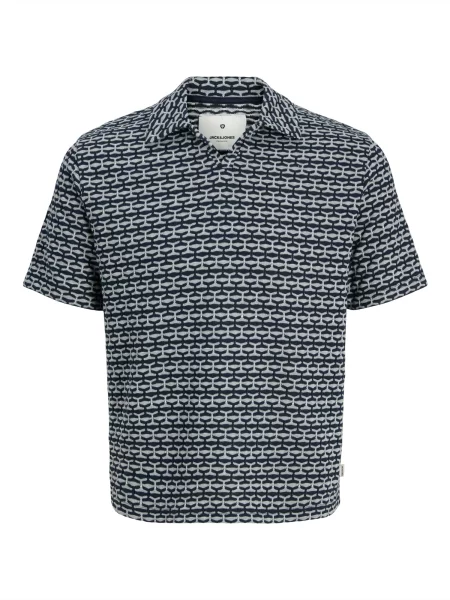 JACK & JONES Tričko JPRBLAELI kouřově / tmavě modrá