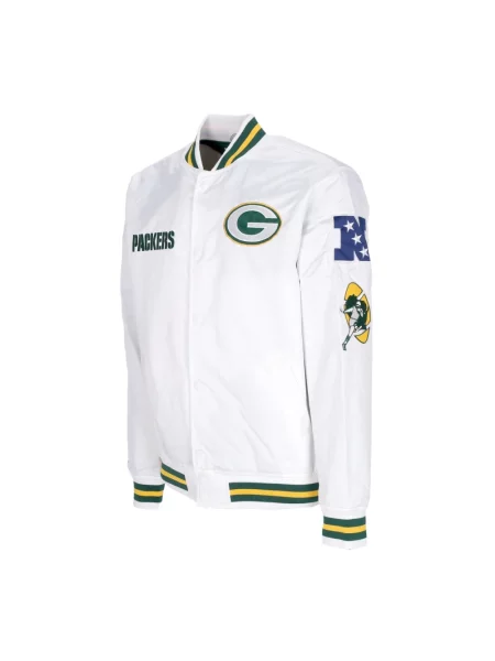 Kurtka bomber Mitchell & Ness biały