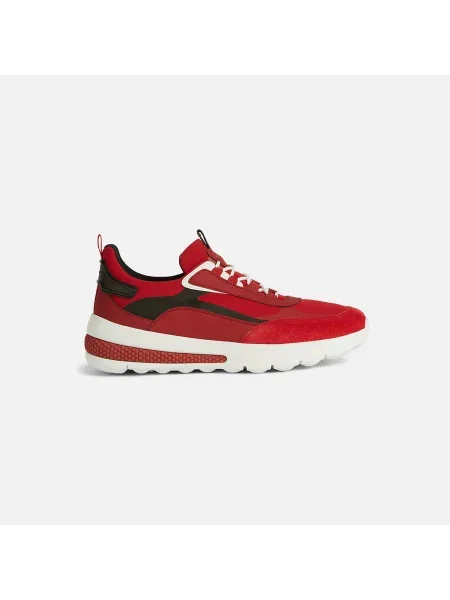 Sneakerși Geox alb