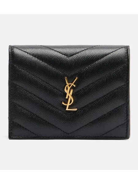 Portofel Saint Laurent din piele negru