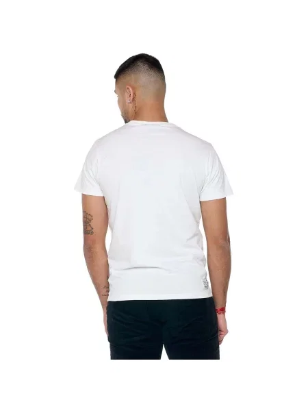 Scurt tricou Leone 1947 cu mâneci scurte alb