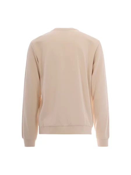 Bluza z detale z logo i okrągły dekolt Ea7 Emporio Armani szara