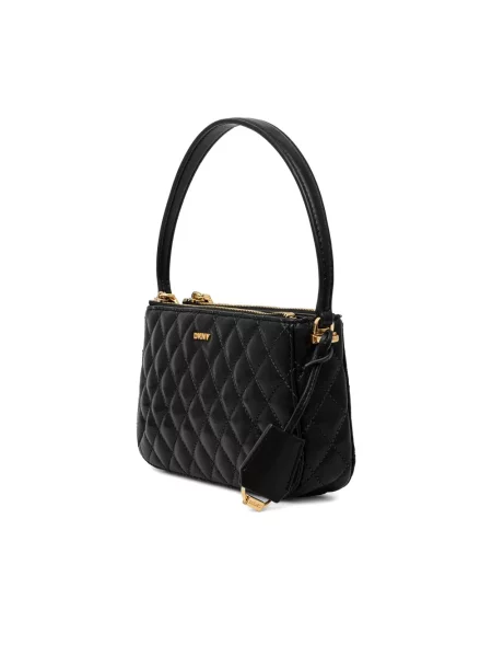 Torebka crossbody Dkny skórzana czarna