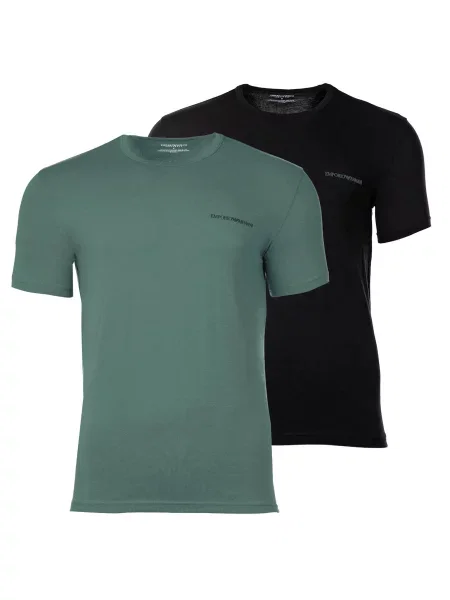 Emporio Armani Tričko / zelená modrá
