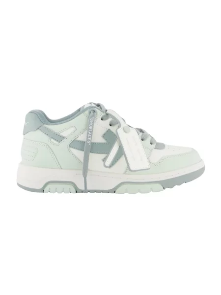 Sneakersy Off-white skórzane biznesowe białe