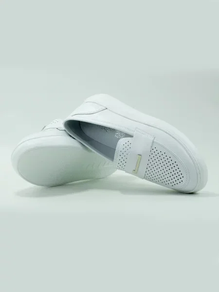 Мокасины Stepter белые