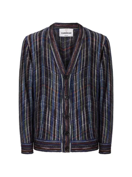Cardigan Missoni tricotate albastru