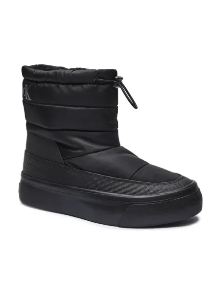 Sneakers Calvin Klein Vulc Flatf Snowboot Mix Mg negru