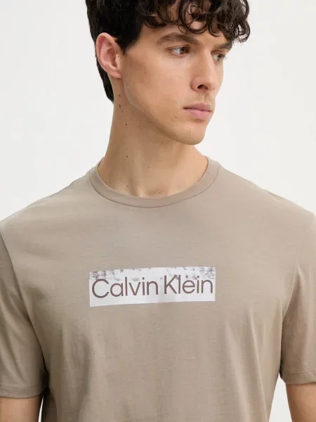 Calvin Klein férfi póló bézs