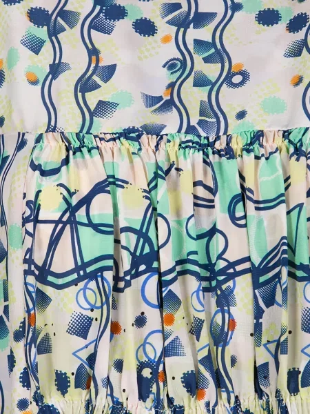 Rochie Peter Pilotto de mătase cu imagine cu imprimeu abstract