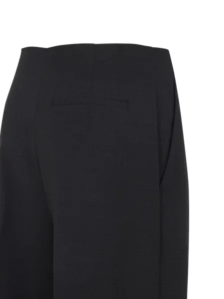 Pantaloni Alberta Ferretti plisate negru