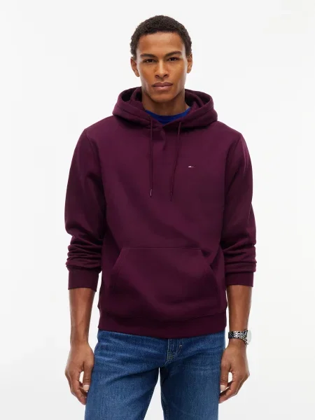 Tommy Jeans Mikina černicová fialová