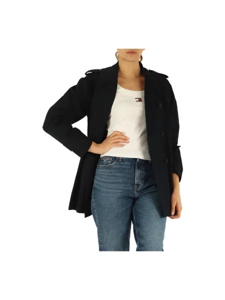 Geacă Tommy Hilfiger albastru