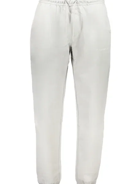 Hlače Calvin Klein siva