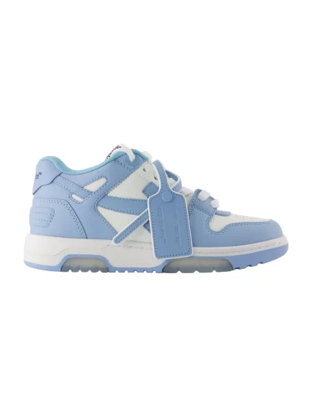 Sneakersy Off-white skórzane biznesowe białe