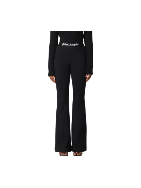 Legginsy Palm Angels dzwony czarne