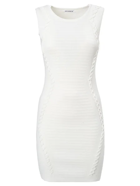 Influencer Šaty bílá