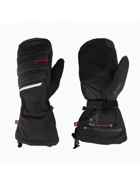 Mănuși de schi Lenz Heat Glove Finger Cap Mittens black negru