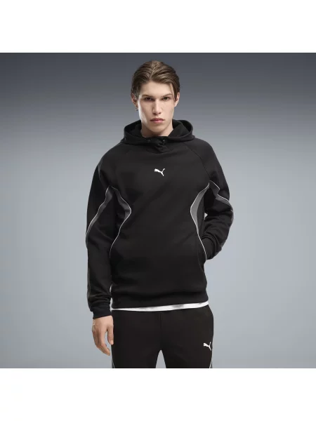 Bluza z kapturem PUMA Sport Colourblocked Odzież S czarny