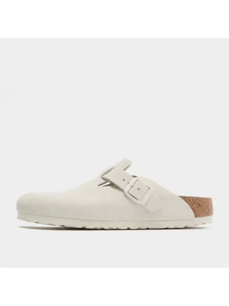Sandały Birkenstock zamszowe klasyczne białe