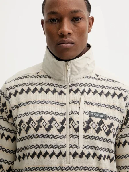 Кофта outdoor Columbia Sweater Weather візерунок бежевий