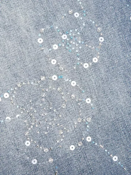 Blugi Nahmias cu mărgele albastru