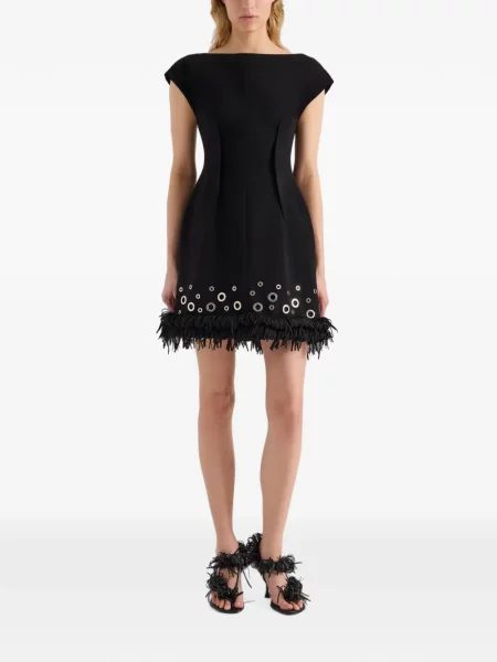 Rochie Proenza Schouler din crep negru